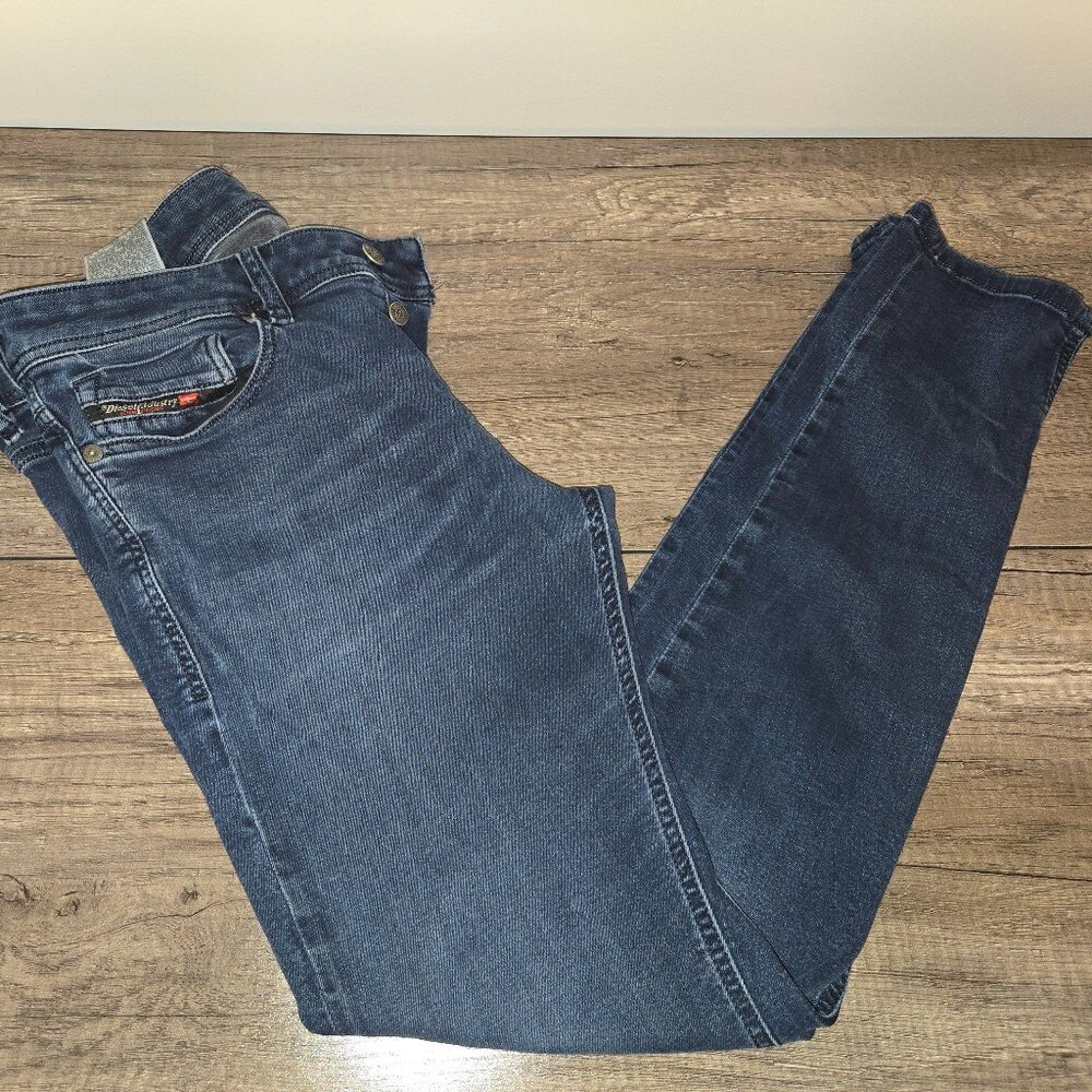 DIESEL Sleenker Slim-Skinny Jeans - Dark Wash - Size 31